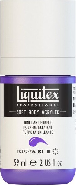 Liquitex - Akrylmaling - Soft Body - Brilliant Purple 59 Ml