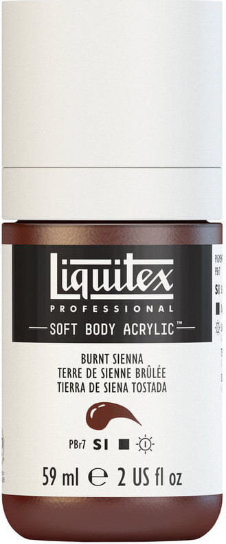 Liquitex - Akrylmaling - Soft Body - Burnt Sienna 59 Ml