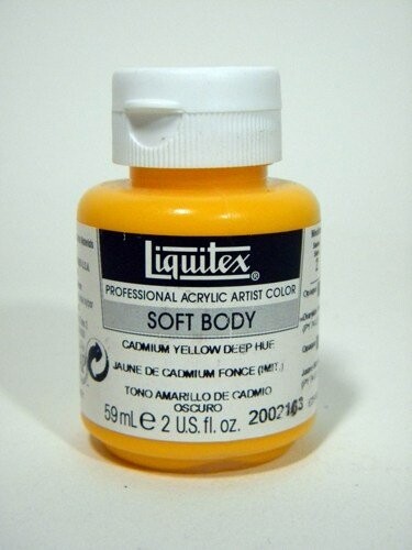 Liquitex - Akrylmaling - Soft Body - Cadmium Yellow Deep Hue 59 Ml