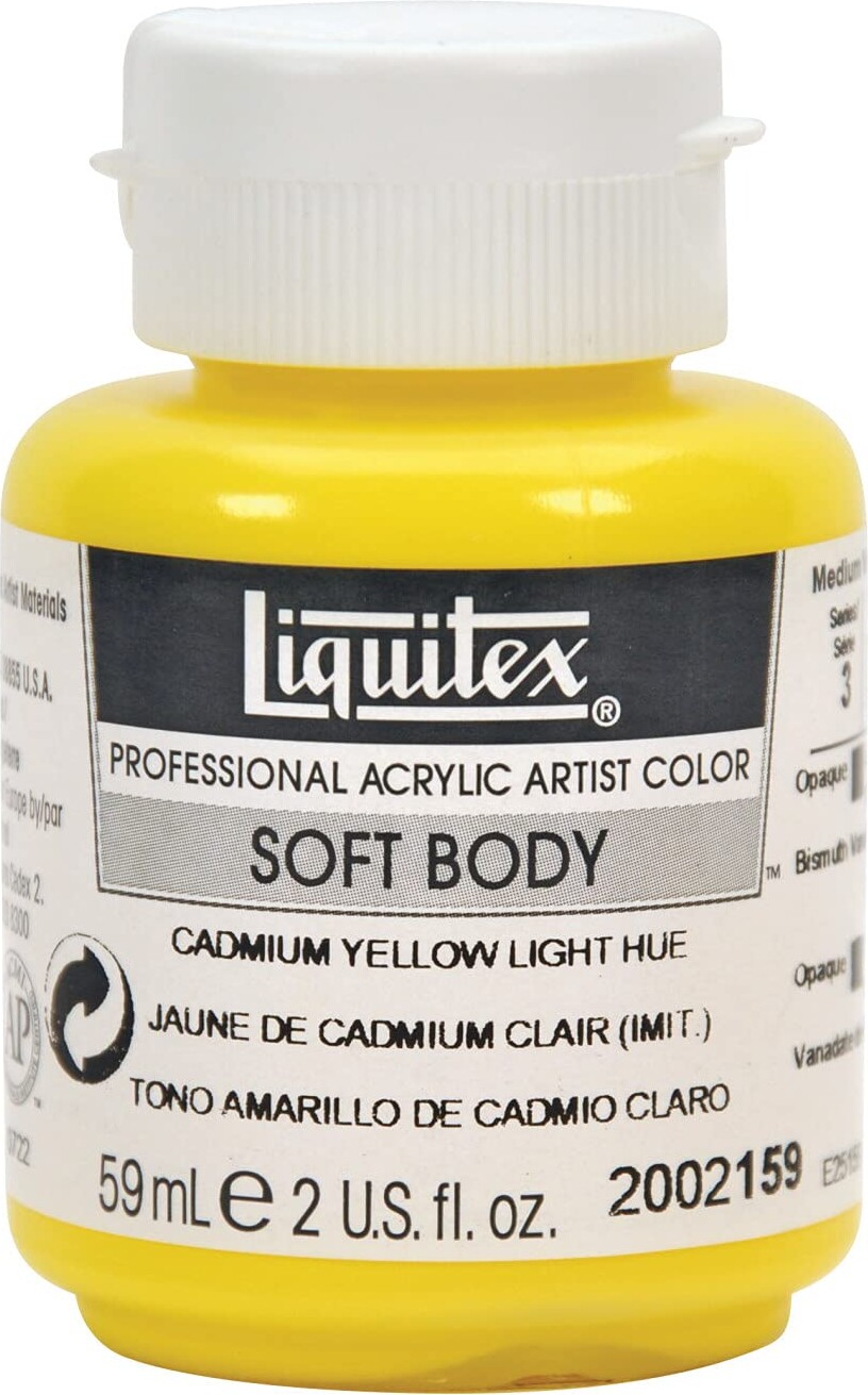 Liquitex - Akrylmaling - Soft Body - Cadmium Yellow Light Hue 59 Ml
