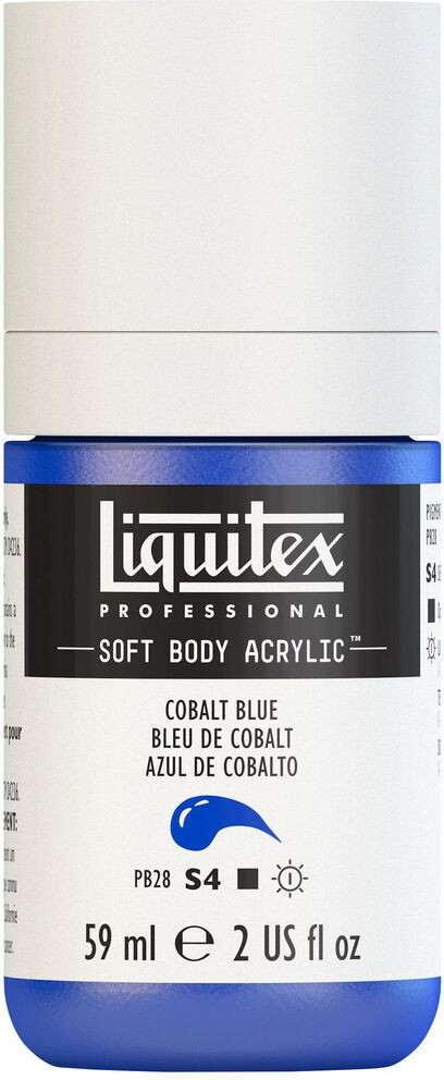 Liquitex - Akrylmaling - Soft Body - Cobalt Blue 59 Ml