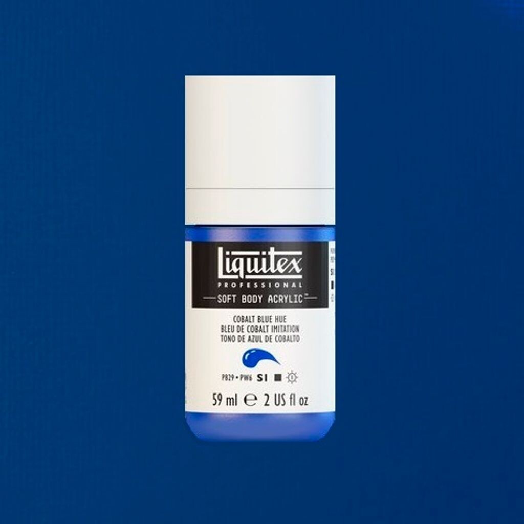 Liquitex - Akrylmaling - Soft Body - Cobalt Blue Hue 59 Ml