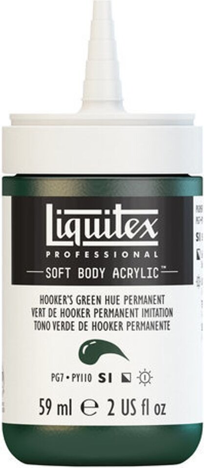 Liquitex - Akrylmaling - Soft Body - Hookers Green Hue 59 Ml