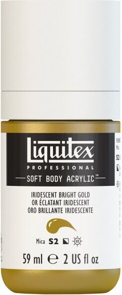 Liquitex - Akrylmaling - Soft Body - Iridescent Bright Gold 59 Ml