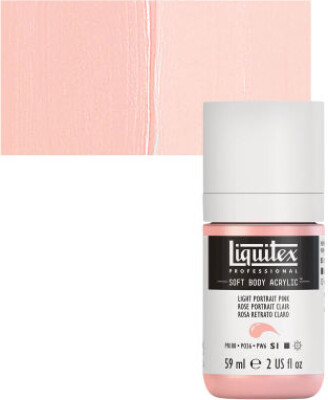 Liquitex - Akrylmaling - Soft Body - Light Portrait Pink 59 Ml