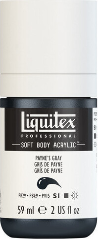 Liquitex - Akrylmaling - Soft Body - Paynes Grey 59 Ml