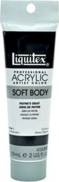 Liquitex - Akrylmaling - Soft Body - Paynes Grey 59 Ml