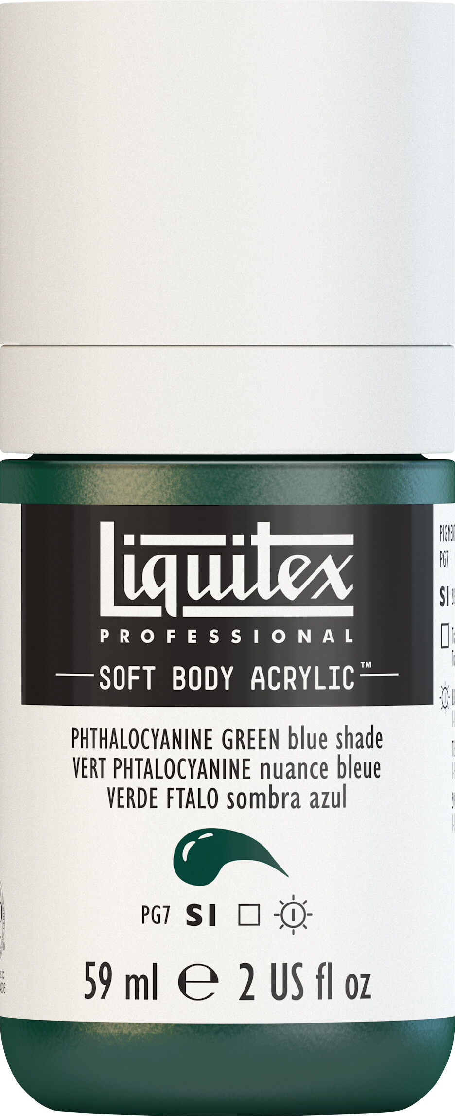 Liquitex - Akrylmaling - Phthalocyanine Green - Blue Shade 59 Ml