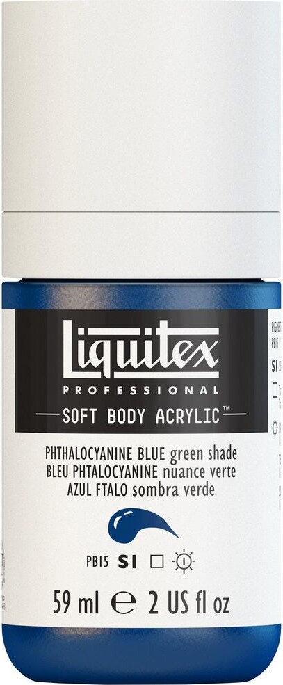 Liquitex - Akrylmaling - Phthalocyanine Blue - Green Shade 59 Ml