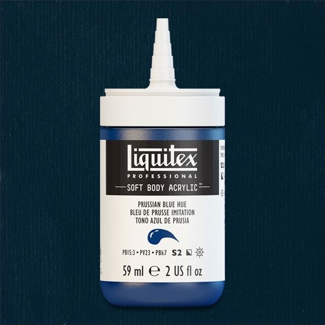 Liquitex - Akrylmaling - Soft Body - Prussian Blue Hue 59 Ml