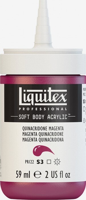 Liquitex - Akrylmaling - Soft Body - Quinacridone Magenta 59 Ml