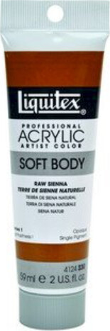 Liquitex - Akrylmaling - Soft Body - Raw Sienna 59 Ml