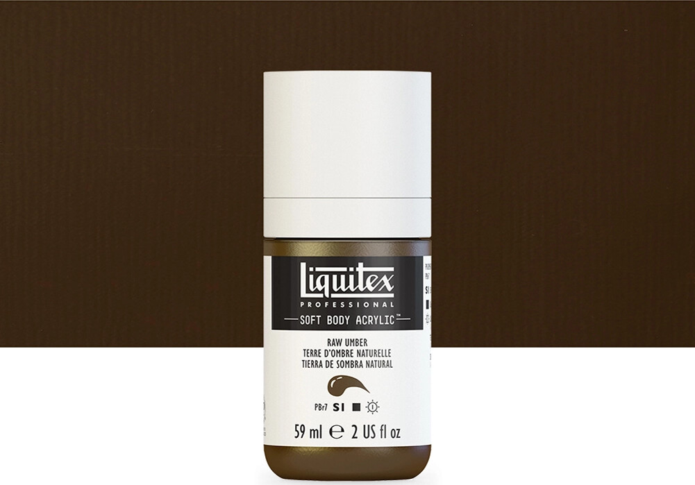 Liquitex - Akrylmaling - Soft Body - Raw Umber 59 Ml