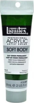 Liquitex - Akrylmaling - Soft Body - Sap Green Permanent 59 Ml