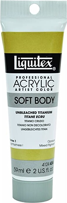 Liquitex - Akrylmaling - Soft Body - Unbleached Titanium 59 Ml
