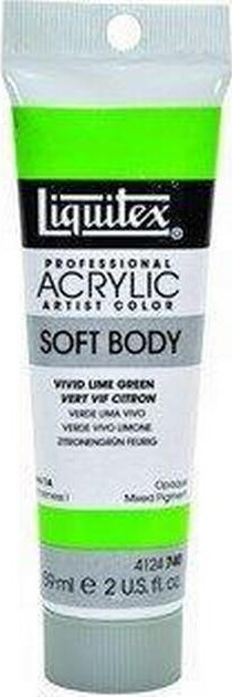 Liquitex - Akrylmaling - Soft Body - Vivid Lime Green 59 Ml