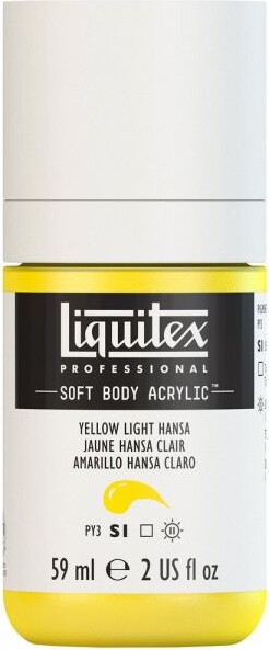 Liquitex - Akrylmaling - Soft Body - Yellow Light Hansa 59 Ml