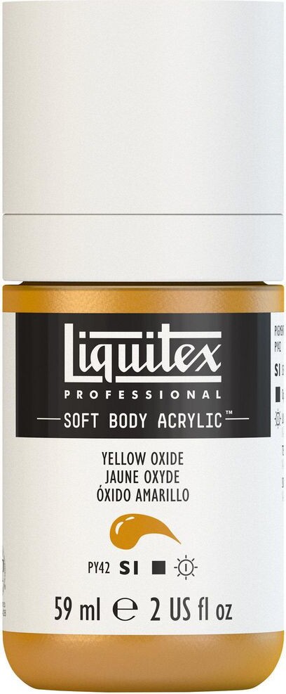 Liquitex - Akrylmaling - Soft Body - Yellow Oxide 59 Ml