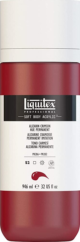 Liquitex - Akrylmaling - Soft Body - Alizarin Crimsonhue 946 Ml