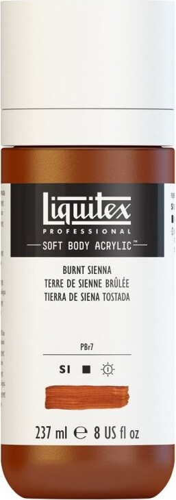 Liquitex - Akrylmaling - Soft Body - Burnt Sienna 237 Ml