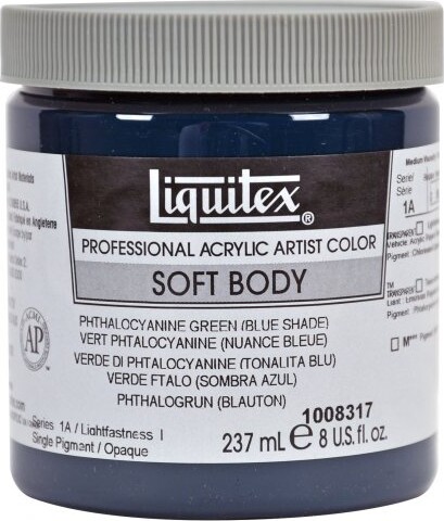 Liquitex - Basics Akrylmaling - Phthalo Green 237 Ml