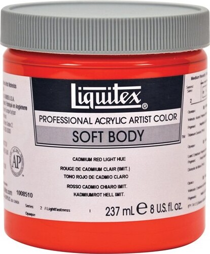 Liquitex - Soft Body 237 Ml - Cadmium Red Light Hue 510