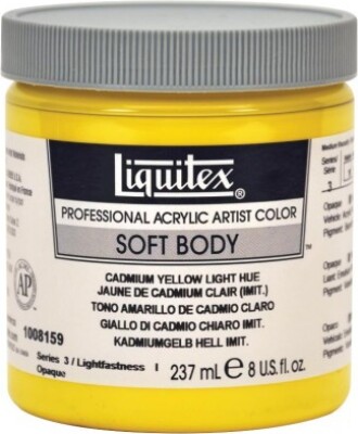 Se Liquitex - Akrylmaling - Soft Body - Cadmium Yellow Light Hue 159 hos Gucca.dk