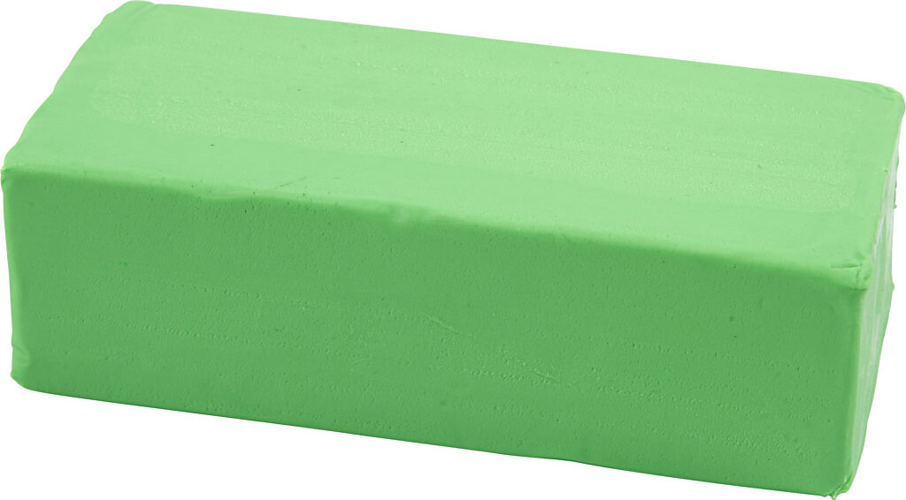 Billede af Soft Clay - Modellervoks - Neon Grøn - 500 G