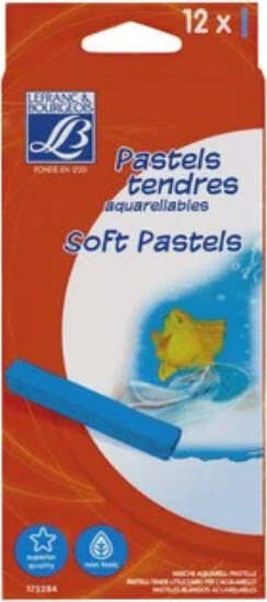 Soft Pastel Square 12pcs Ass. - 175284 - Lefranc Bourgeois