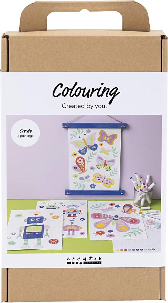 Sommerfugl Og Robot - Glade Farver billede