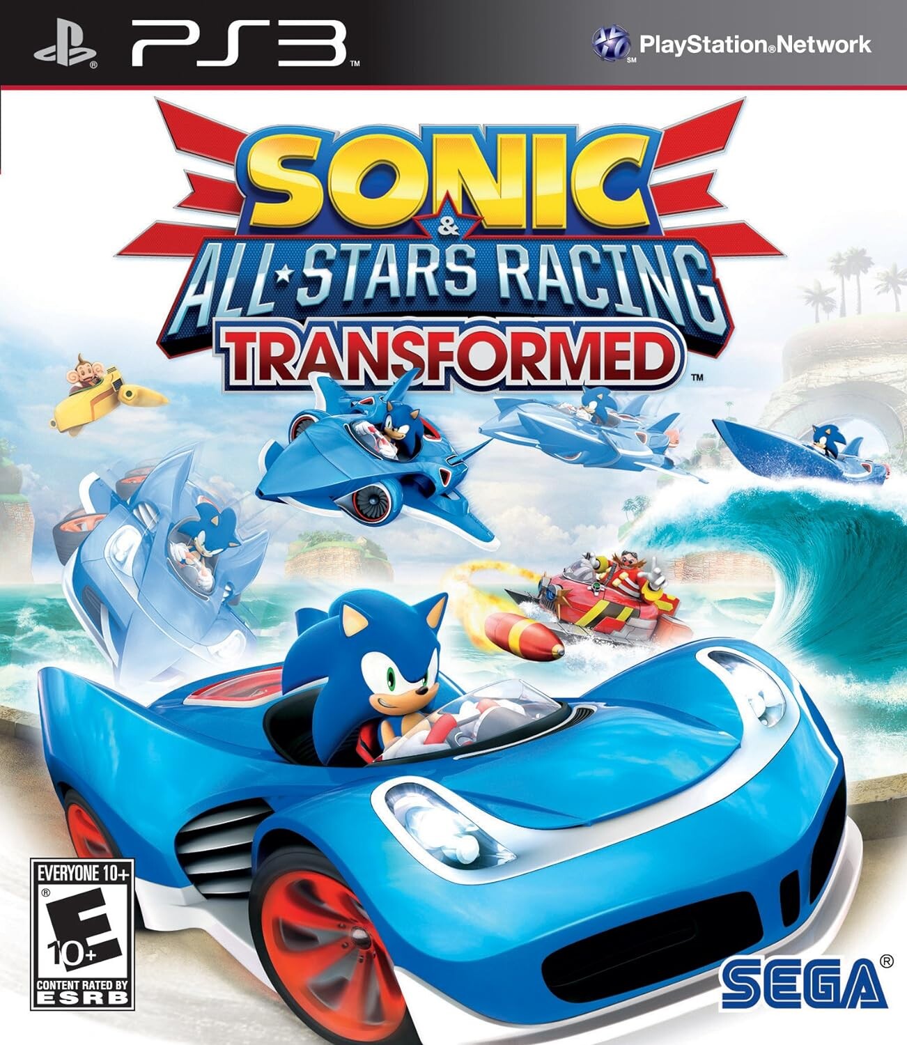 Sonic & All Star Racing Transformed (import) - PS3