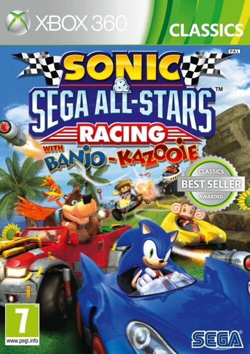 Sonic & Sega All-stars Racing W. Banjo & Kazooie (classics) - Xbox 360