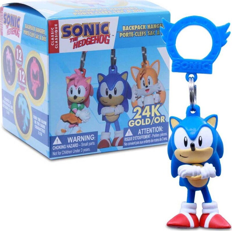 Sonic The Hedgehog - Backpack Hanger - Nøglering - Assorteret