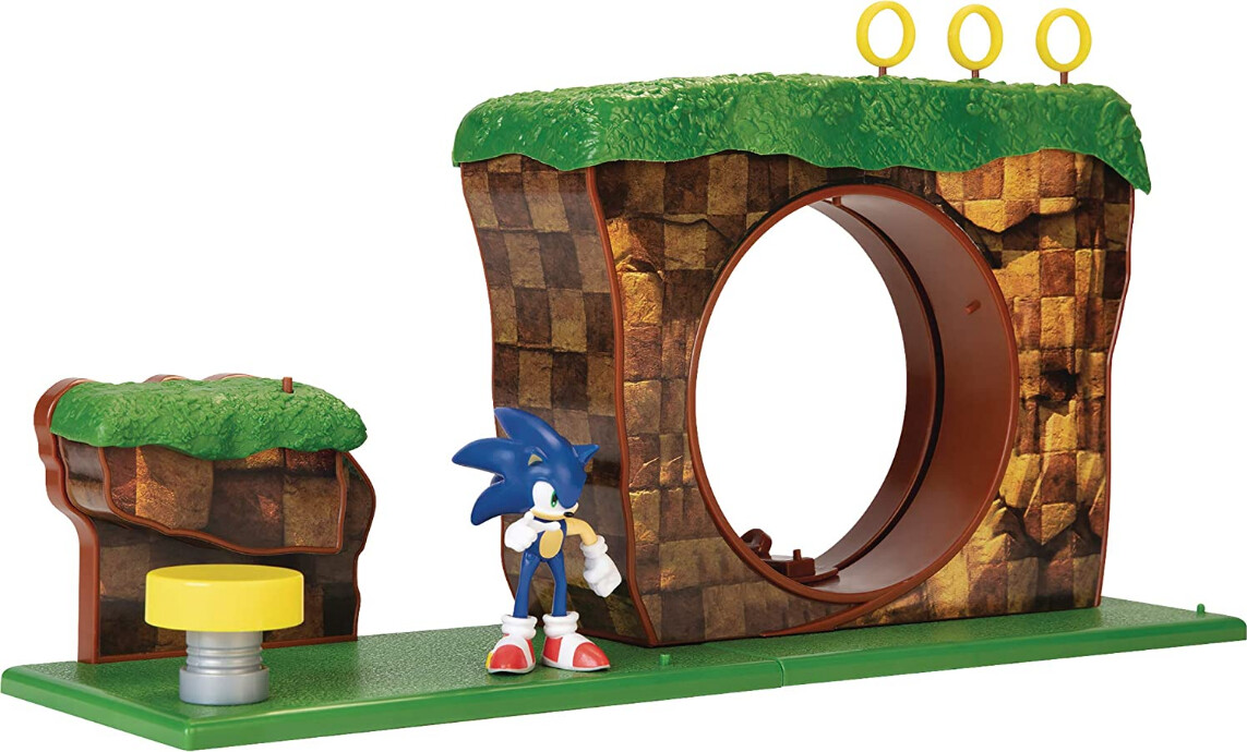 Billede af Sonic The Hedgehog Legetøj - Green Hill Zone Legesæt