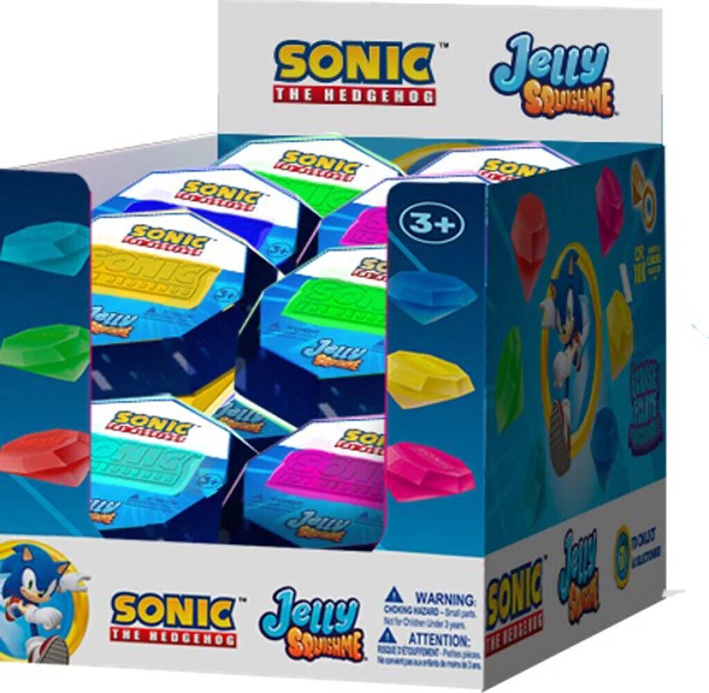 Sonic Jelly Squishmes 6 Cm Assorterede