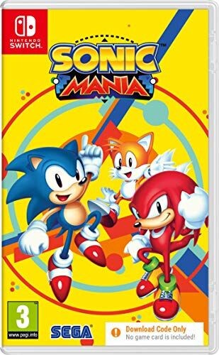 Sonic Mania - Kode I Boks  - Nintendo Switch
