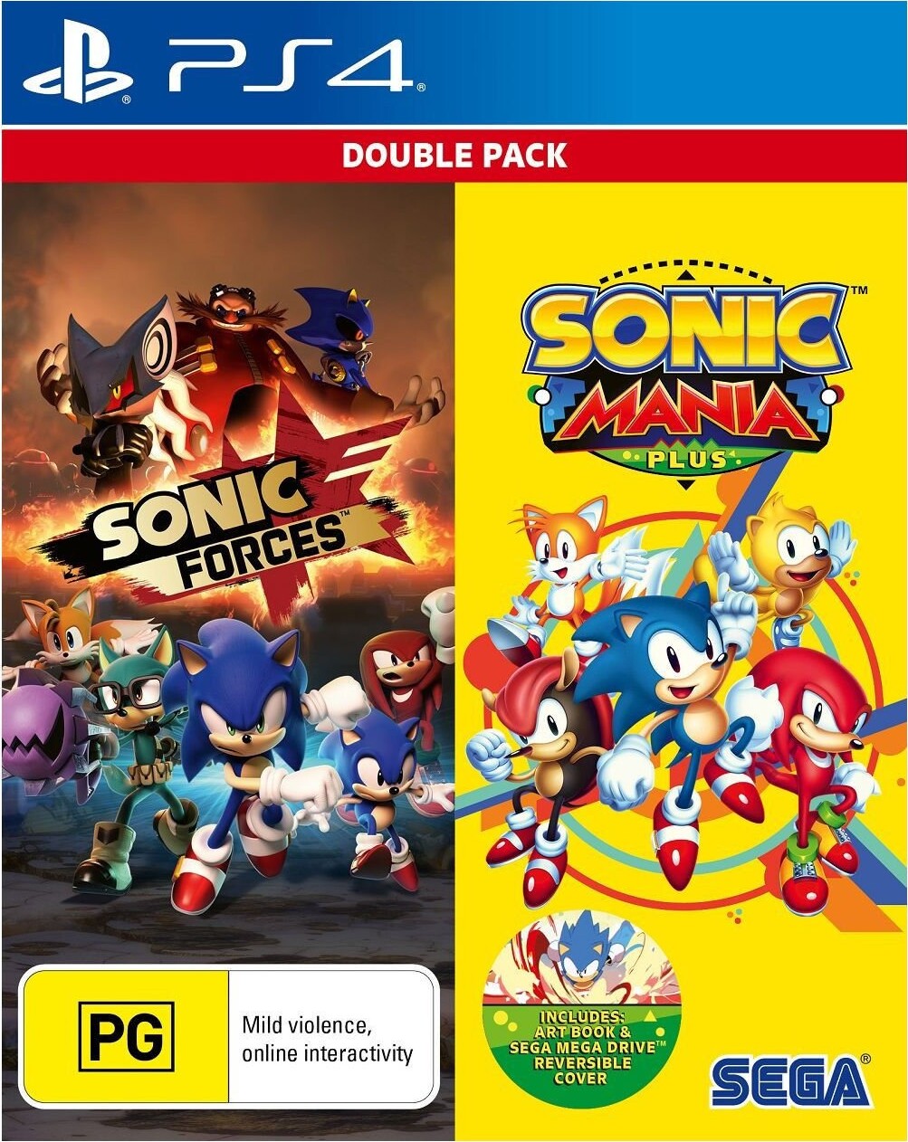 Sonic Mania Plus And Sonic Forces Double Pack - PS4