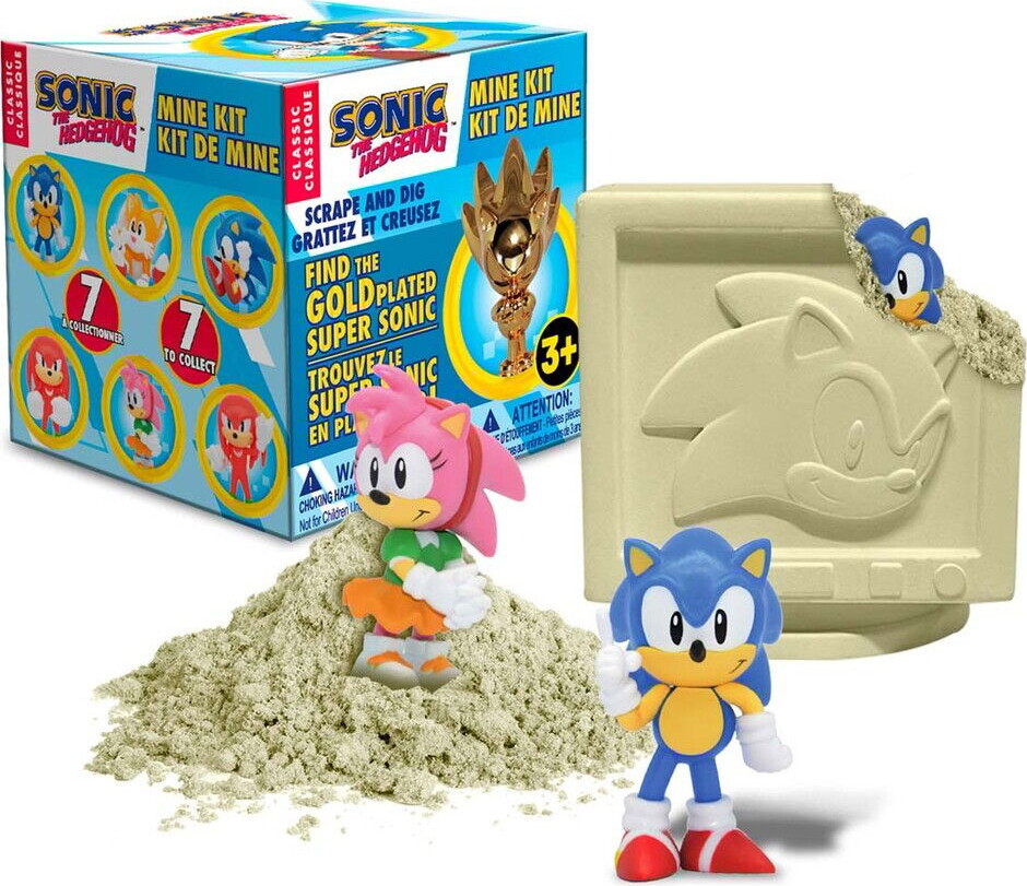 Sonic The Hedgehog - Mine Kit - Find The Gold Plated Super Sonic