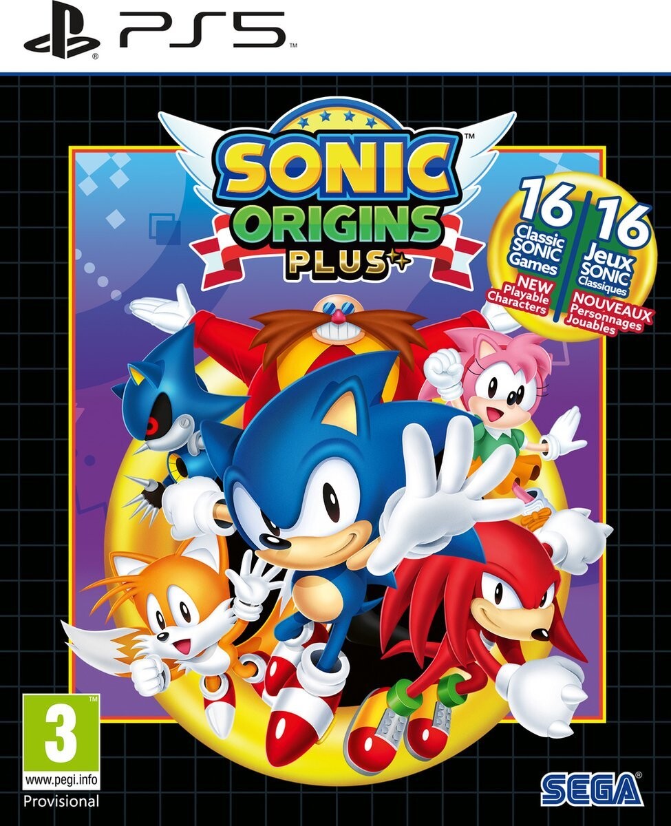 Sonic Origins Plus - PlayStation 5 PS5 Spil - GEEKD.dk
