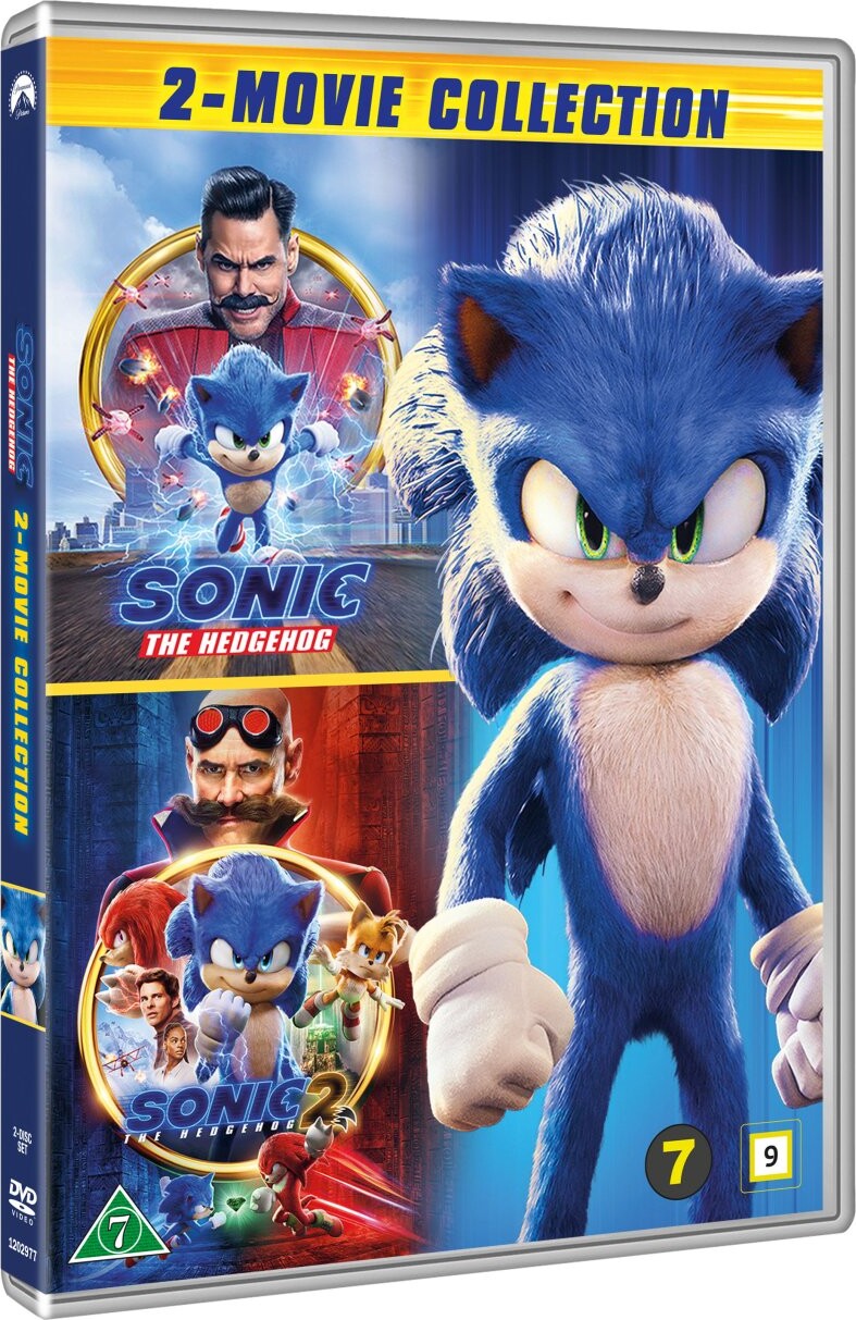 Sonic The Hedgehog 1-2 - DVD - Film