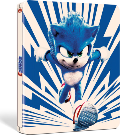 Sonic The Hedgehog 3 - Steelbook - Sonic - 4K Blu-Ray