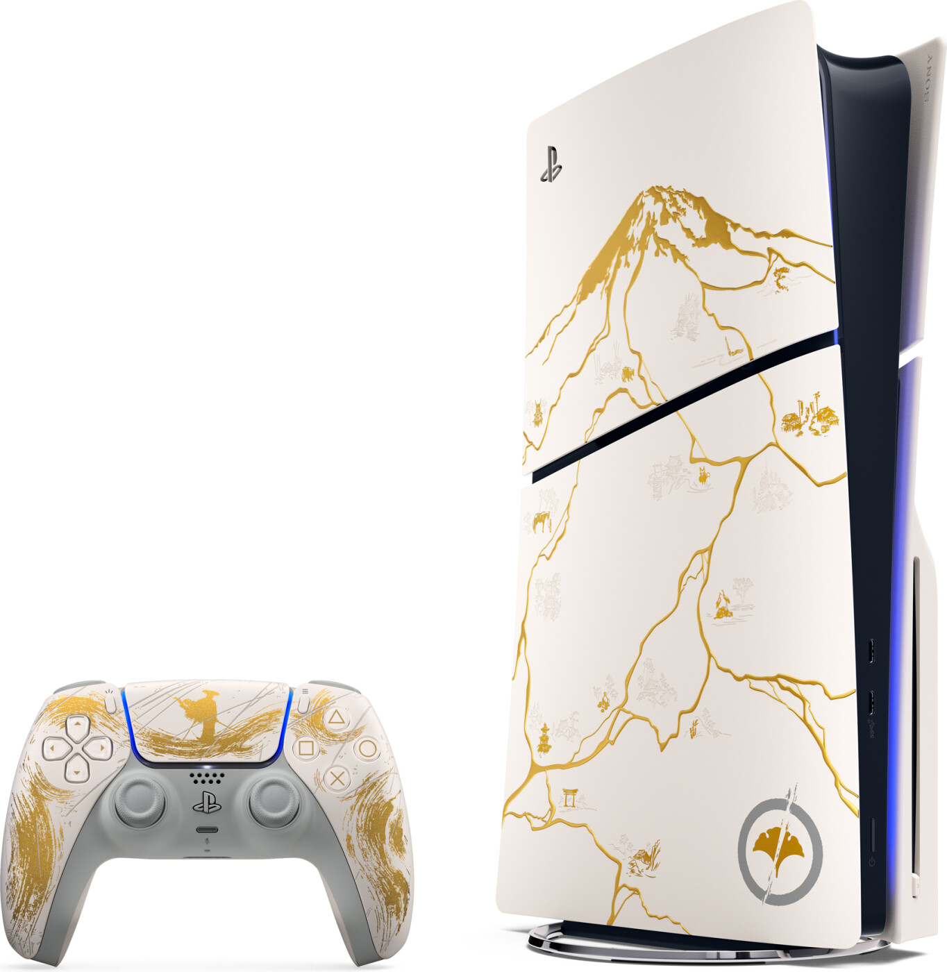 Sony - Playstation 5 Slim - Ghost Of Yotei - Gold Limited Edition