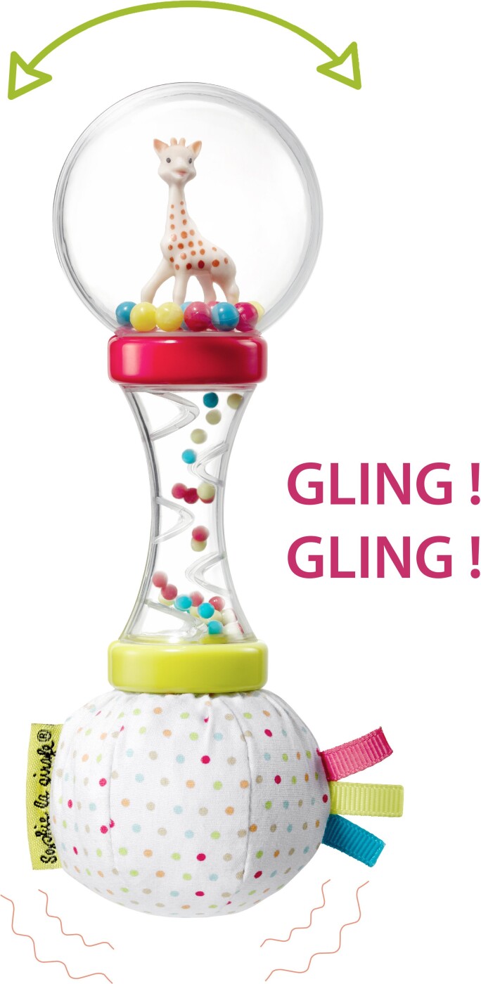 Sophie la Girafe Blød maracas-rangle (010168)