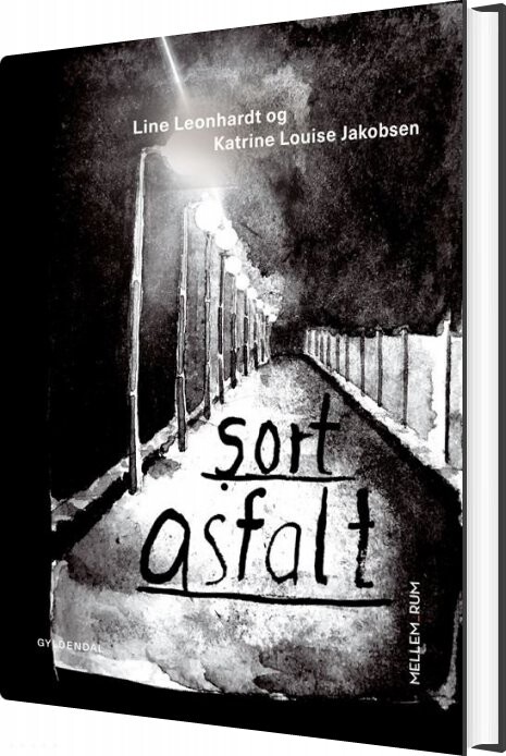 Mellem_rum. Sort Asfalt - Line Leonhardt - Bog