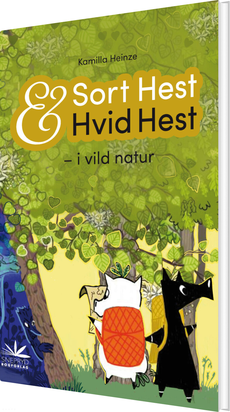 Sort Hest & Hvid Hest I Vild Natur - Kamilla Heinze - Bog