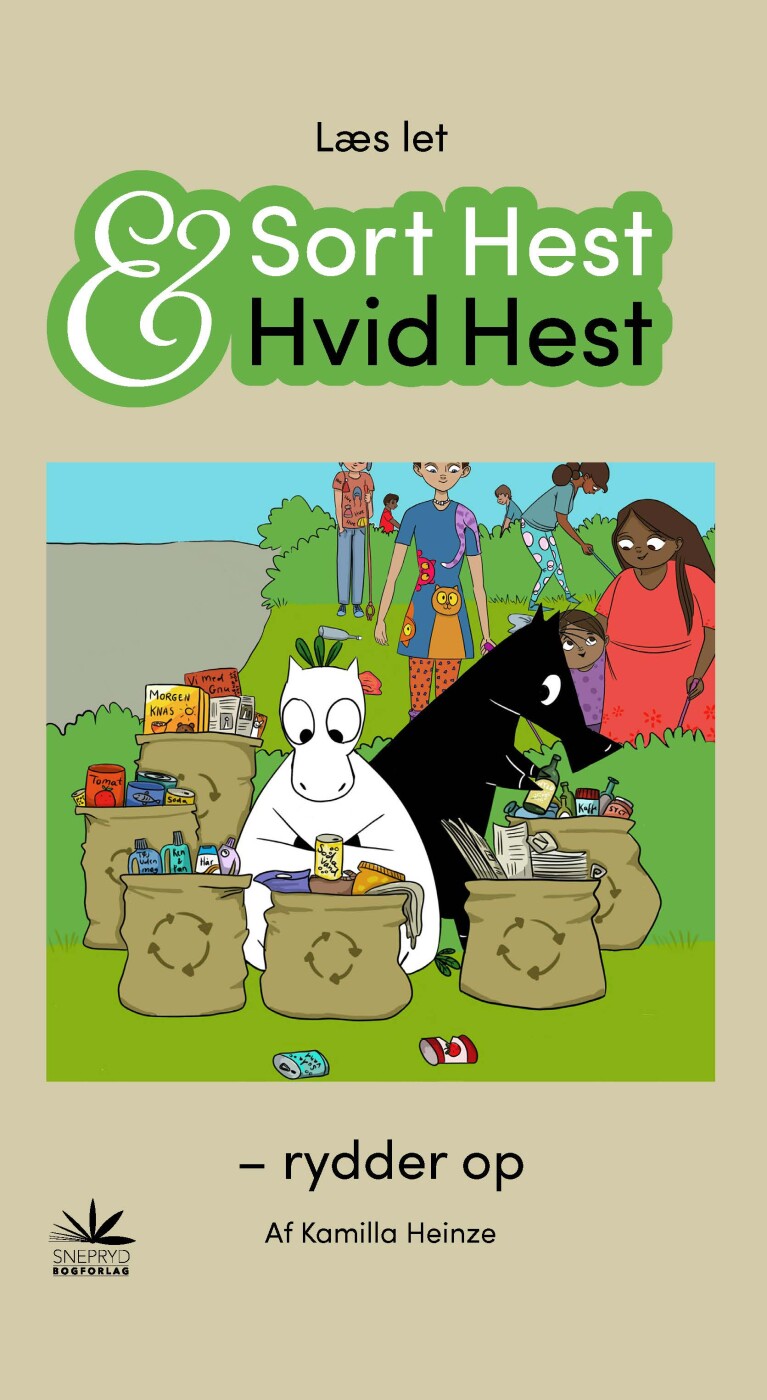 Billede af Sort Hest & Hvid Hest Rydder Op - Diverse - Bog