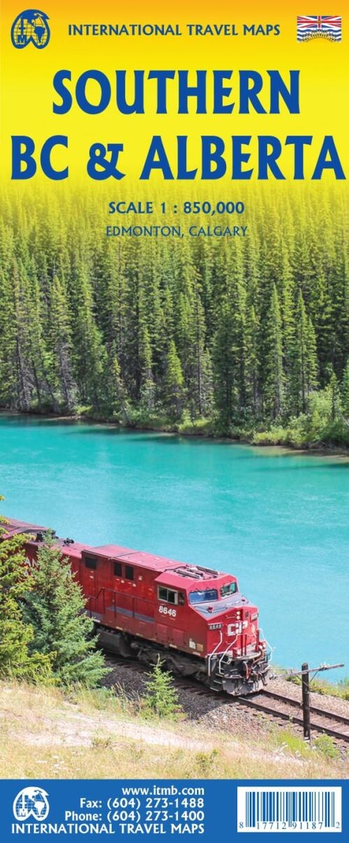 Southern Bc & Alberta, International Travel Maps - English book