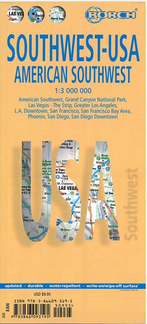 Southwest Usa - Borch Maps - English book