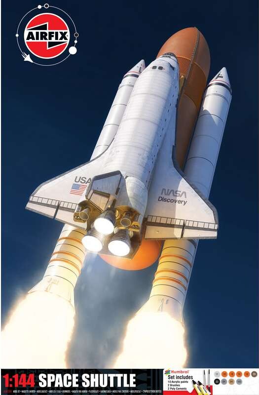 Airfix - Space Shuttle Model Rumfærge Byggesæt - 1:144 - A50200