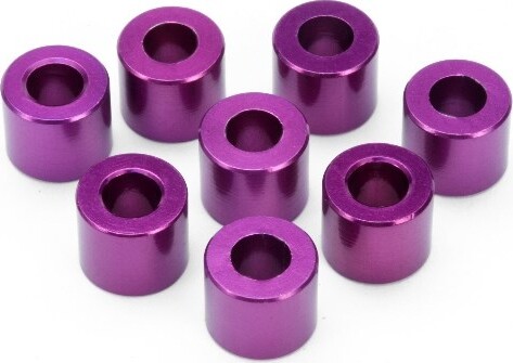 Spacer 4x8x6.5mm(purple/8pcs) - Hp86378 - Hpi Racing